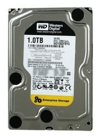 A Western Digital WD1002FBYS hard disk