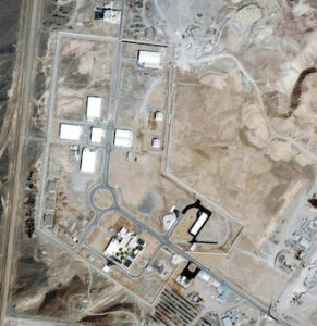 This recent undated satellite image provided by Space Imaging/Inta SpaceTurk shows the once-secret Natanz nuclear complex in Natanz, Iran, about 150 miles south of Tehran. AP Photo/Space Imaging/Inta SpaceTurk, HO