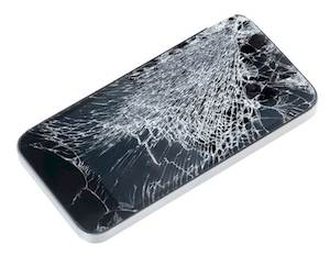 A broken phone