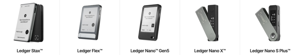 Ledger Hardware Wallets